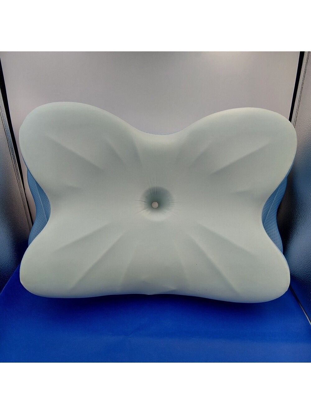 Derila Ergo Cervical Pillow Memory Foam 21.25x14.17x4.72in Light Blue